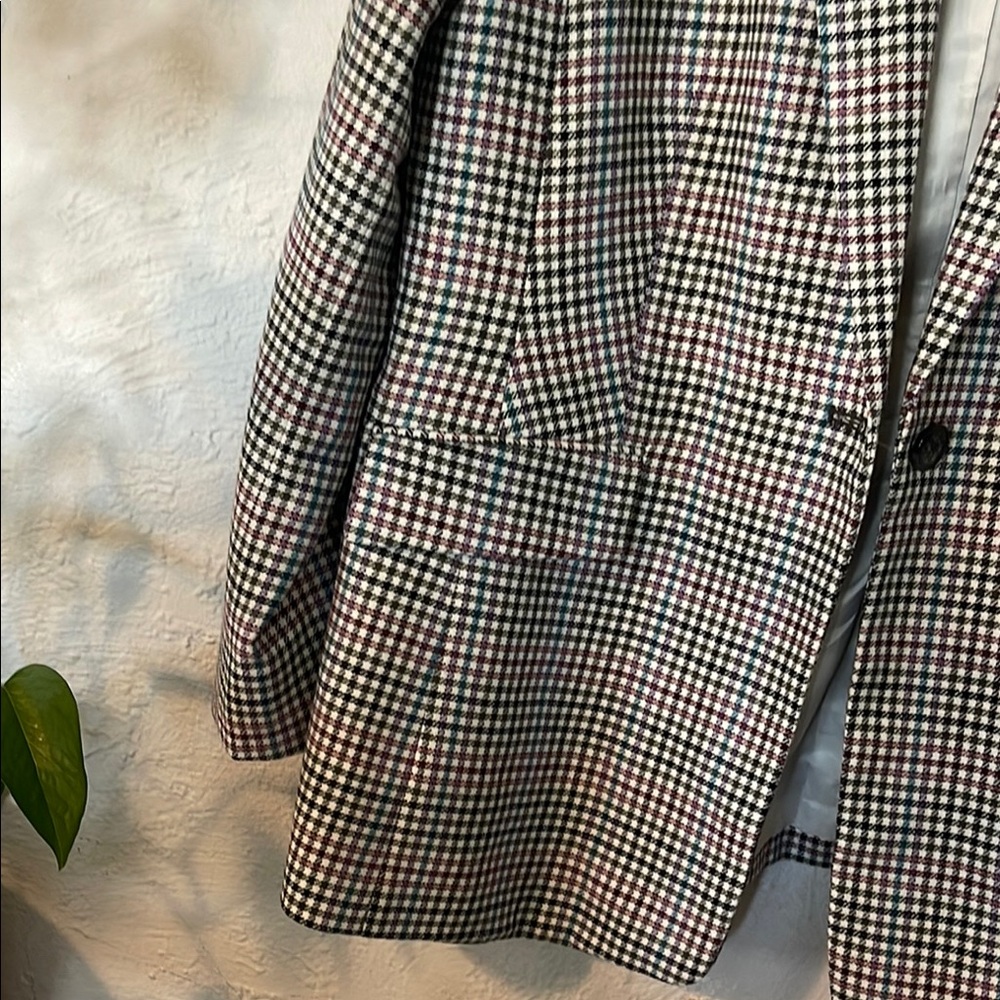 Talbots Checkered Blazer - Picture 2 of 7